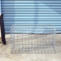Gabion 978mm L x 528mm W x 528mm H, 4mm diameter (75x75mm + spirals). Al-Ten