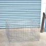 Gabion 978mm L x 978mm W x 528mm H, 4mm diameter (75x75mm + spirals)